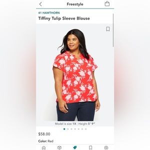 41 Hawthorn Tiffiny Tulip Blouse